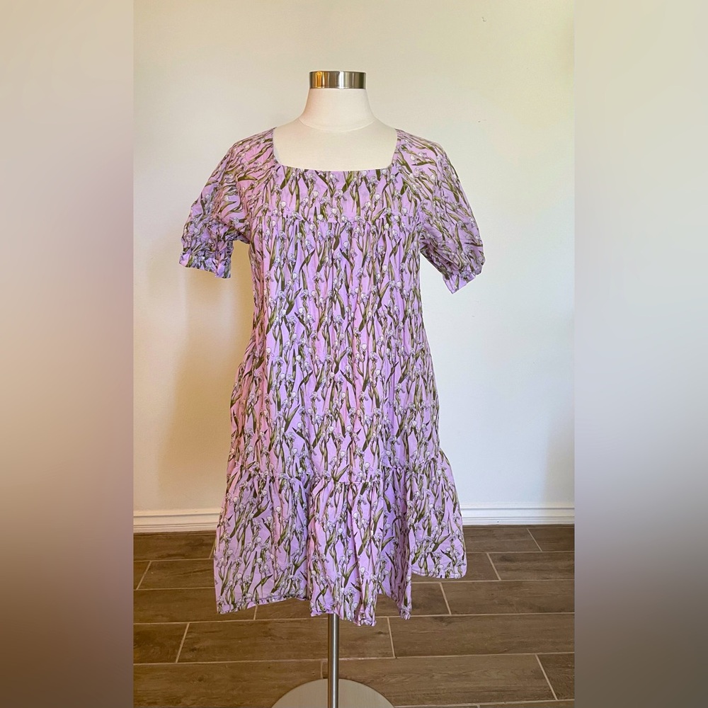 Happy X Nature Kate Hudson Luna Floral Print Dress